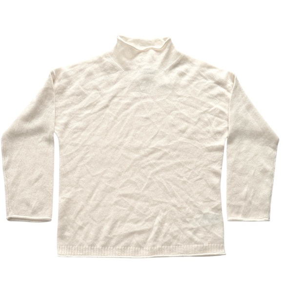 J. Crew Cashmere Relaxed Rollneck Sweater - Picture 3 of 16